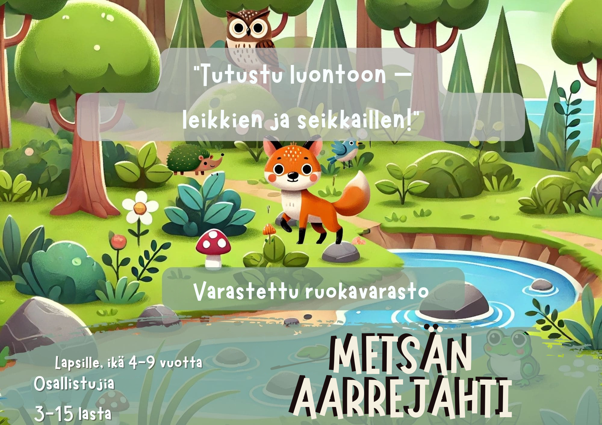 Metsän salaisuus — Seikkailupaketin kansi