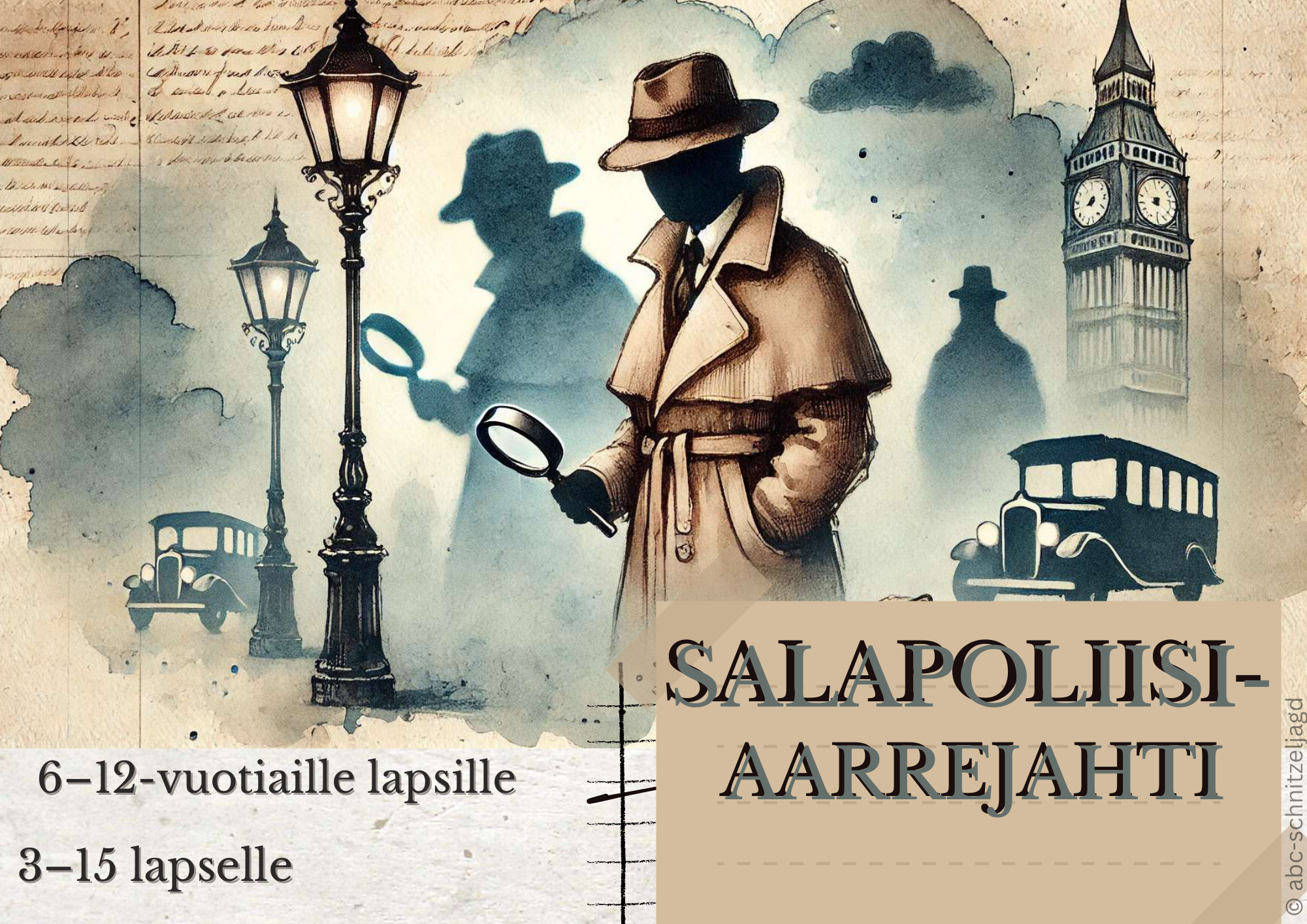 Salapoliisien salainen tehtävä — Seikkailupaketin kansi